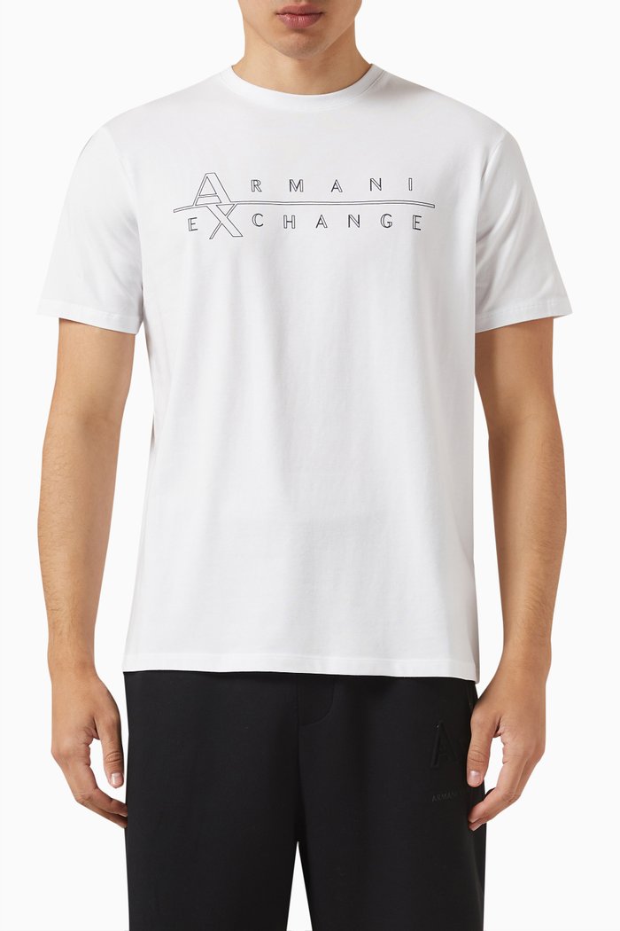 

Logo T-shirt in Cotton Jersey, White