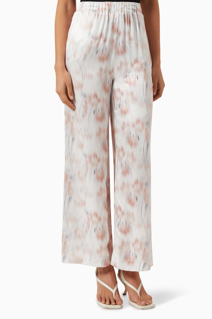 

Secret Garden Wide-leg Pants, White