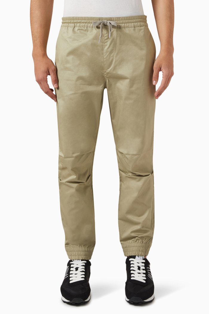 

Logo Joggers in Cotton, Neutral