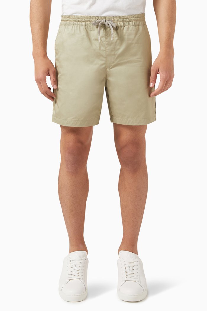 

Logo Shorts in Cotton, Neutral