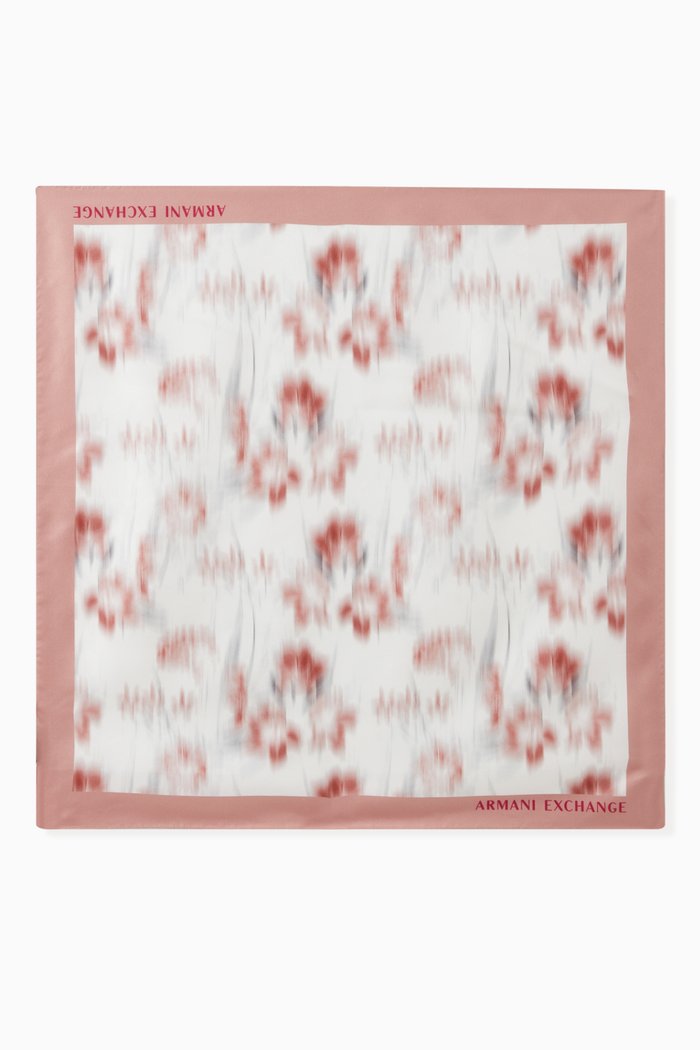 

Secret Garden Scarf in Silk, Multicolour