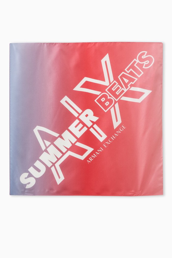 

Summer Beats Foulard in Mulberry silk, Multicolour