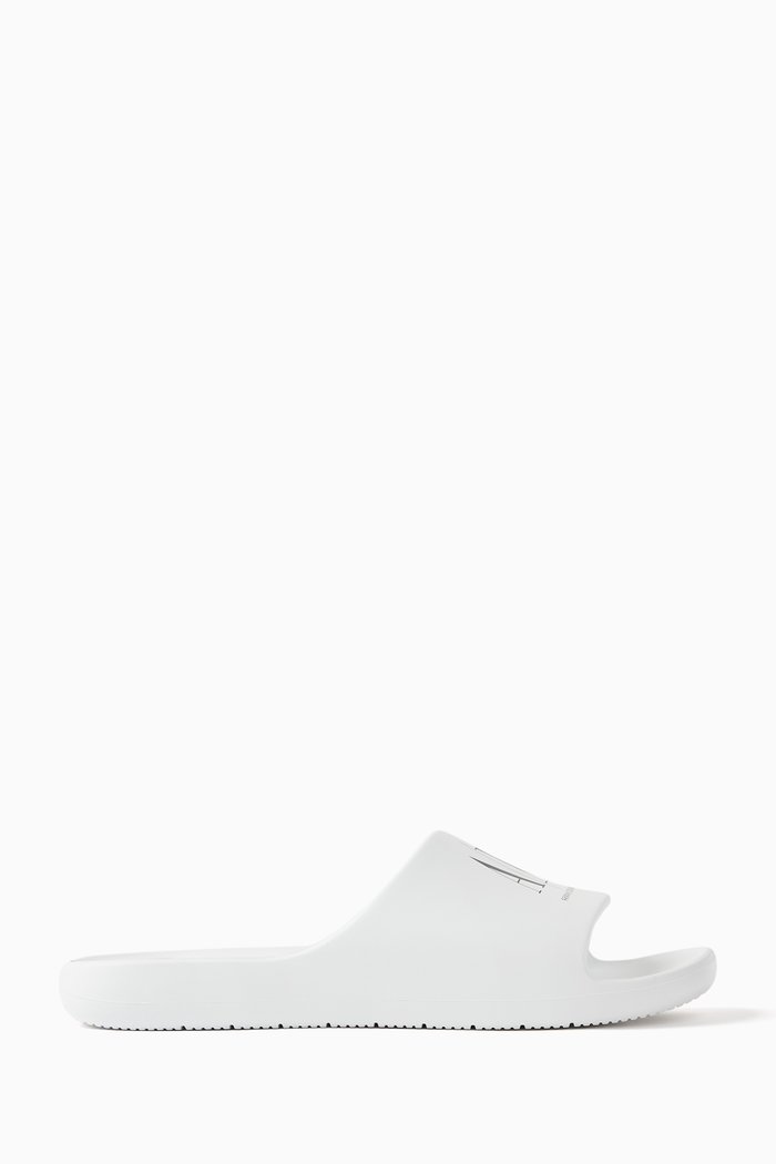 

AX Icon Bubble Slides in Rubber, White