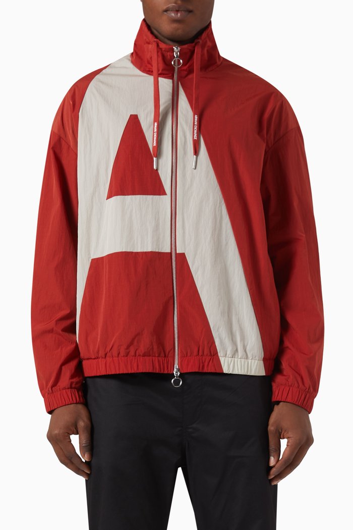 

Bomber Jacket in Nylon, Red