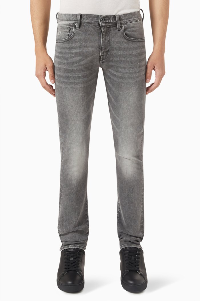 

Slim-Fit Jeans in Denim, Grey