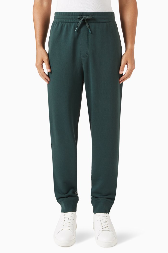 

Urban Field Print Sweatpants in Cotton Blend, Green