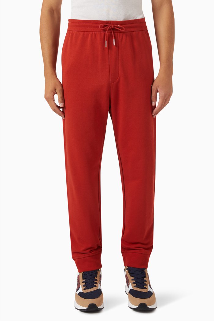 

Logo Sweatpants in Cotton Jersey, Red