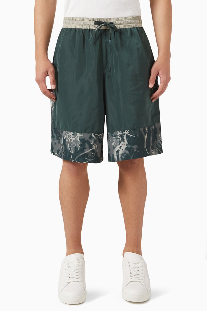 

Field Print Shorts, Green