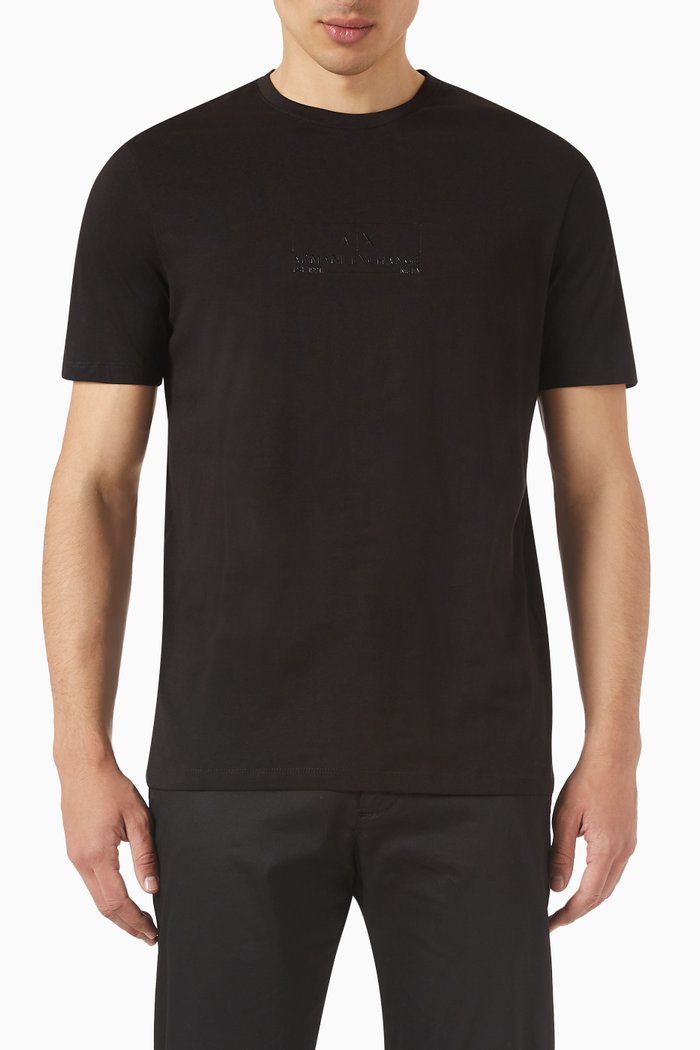 

Logo T-shirt in Cotton Jersey, Black