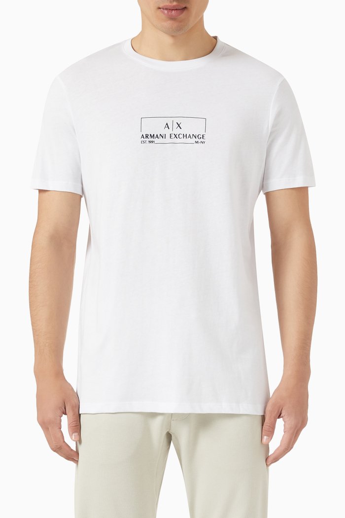 

Logo T-shirt in Cotton Jersey, White