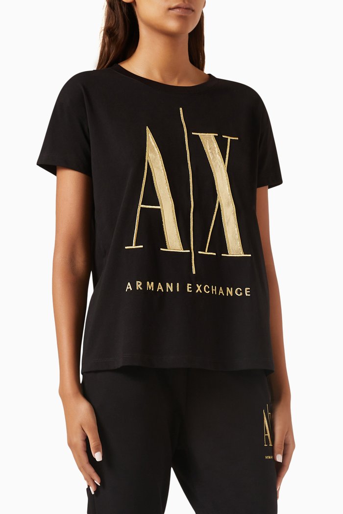 

Icon Project T-shirt in Cotton-jersey, Black