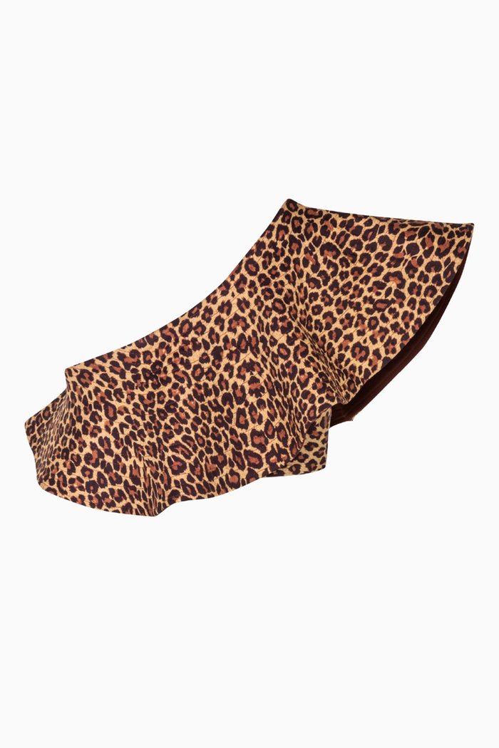 Sunset Waves Reversible Bikini Top, Brown