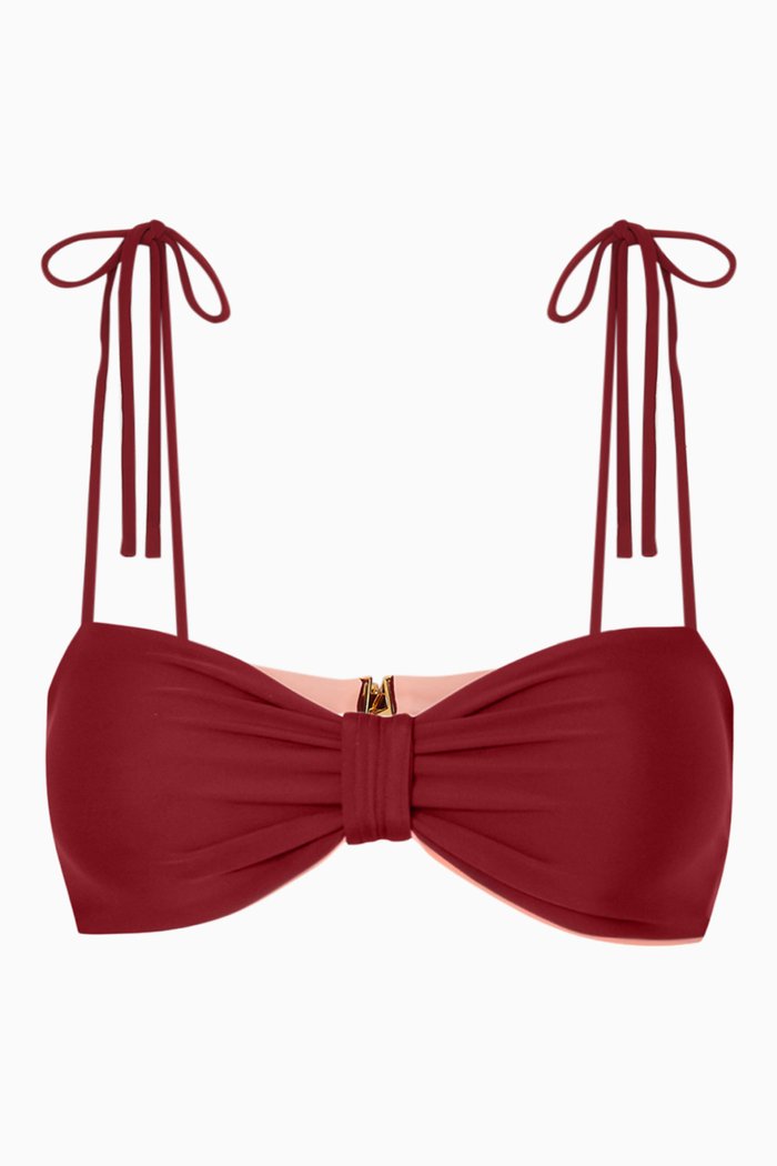 

San Miguel Reversible Bikini Top, Purple