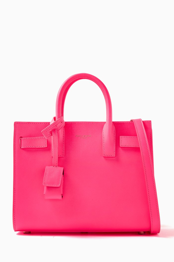 

Nano Sac De Jour in Grain De Poudre Leather, Pink
