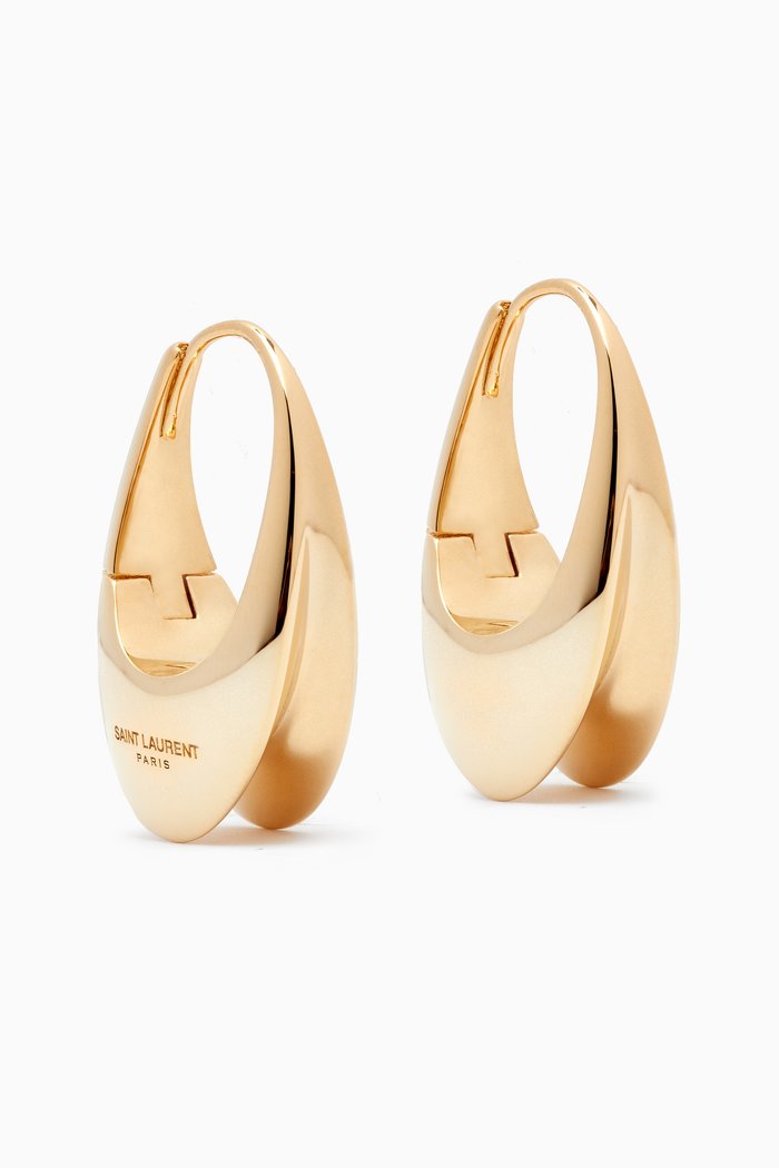 

Arty Earrings in Metal, Gold