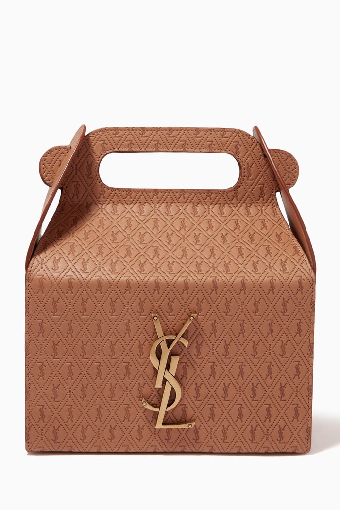 

Takeaway Box in Calf Leather, Brown