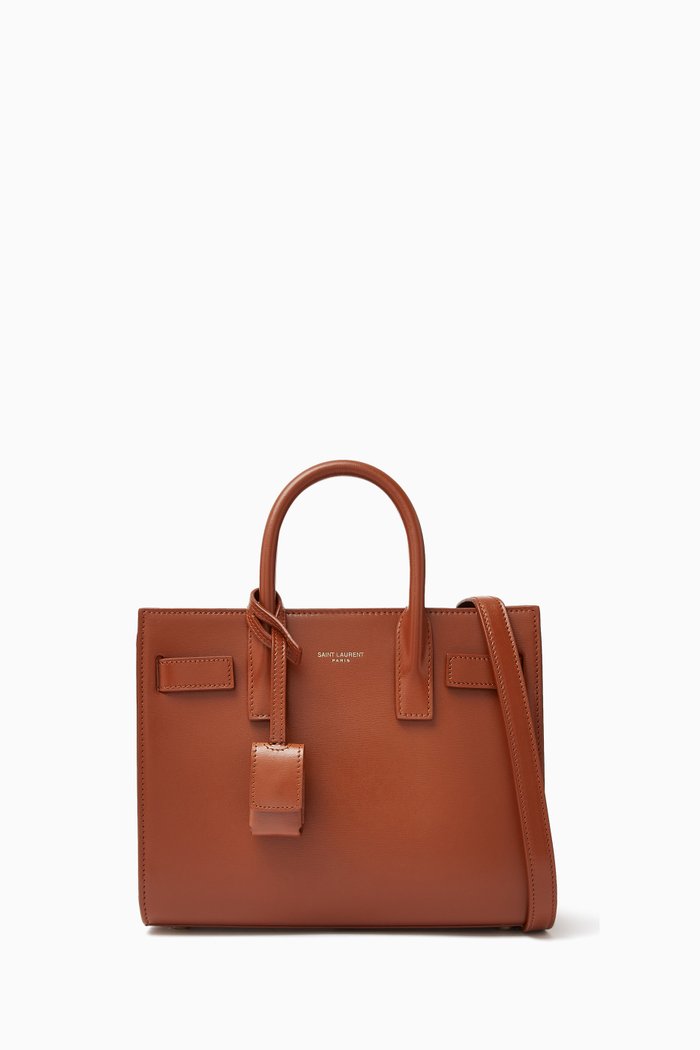 

Sac de Jour Nano Bag in Smooth Leather, Brown