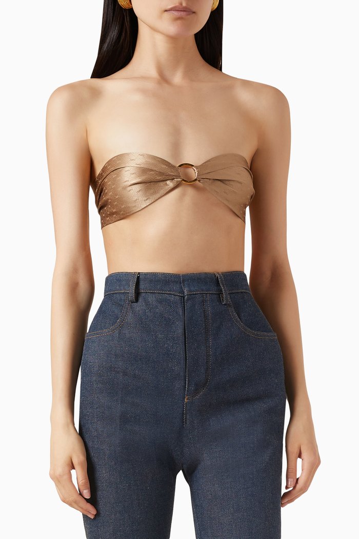 

Cassandre Bandeau in Organic Silk, Neutral