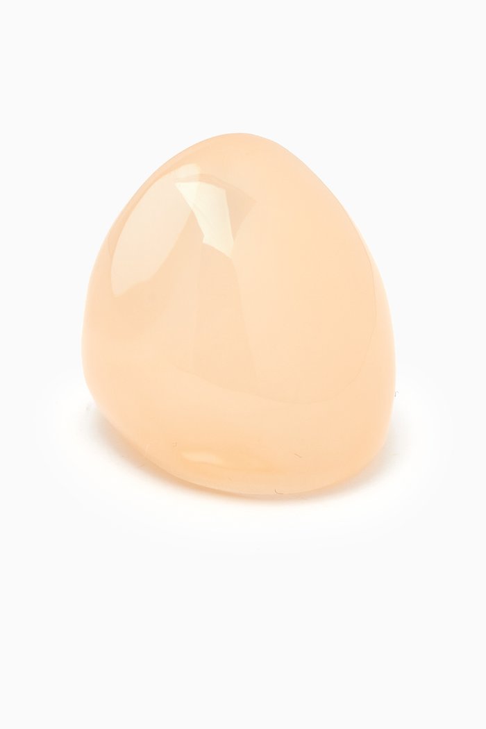 

Egg Ring in Resin, White