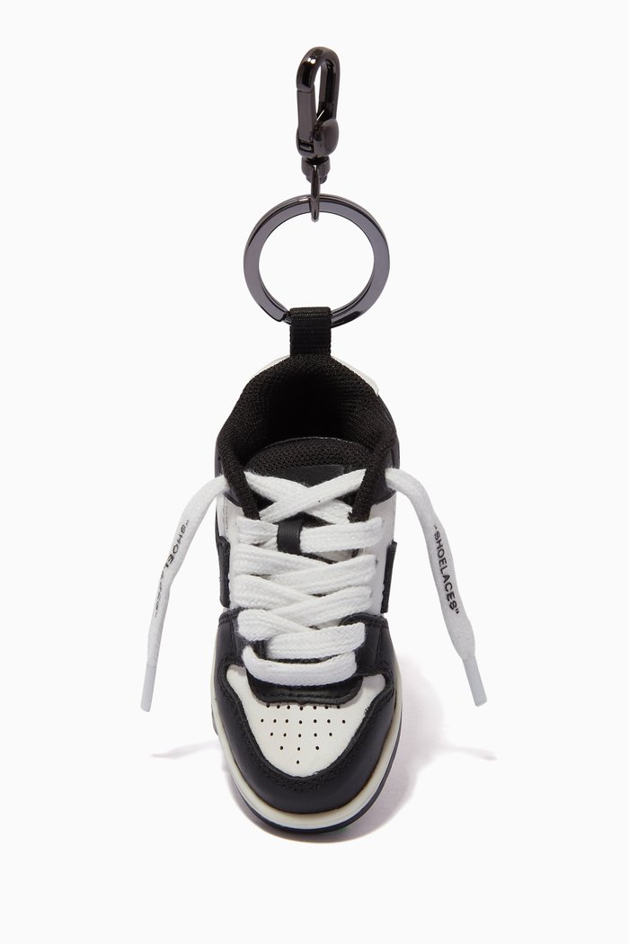 

OOO Keychain in Leather, Black