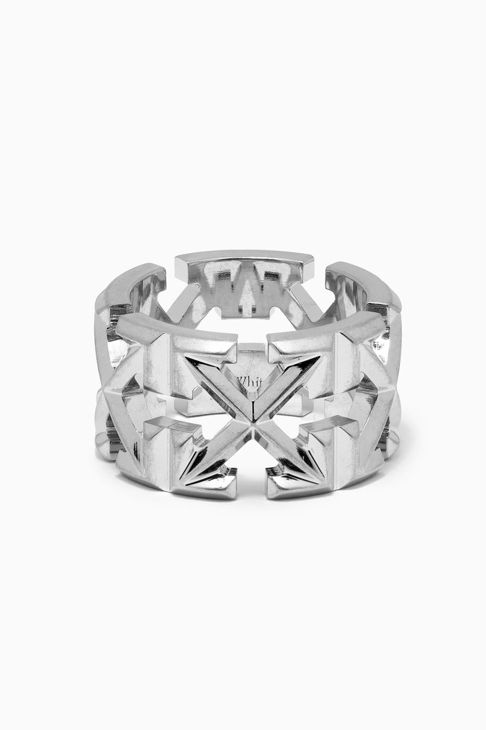 

Multi Arrow Ring in Brass, Silver