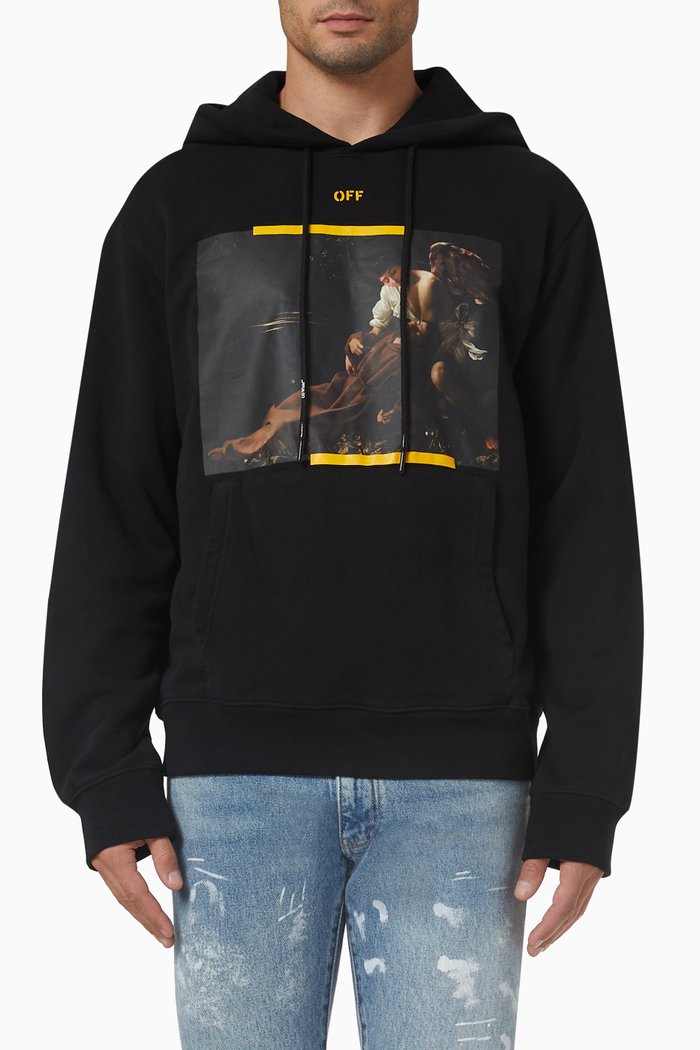 

Arrow Caravaggio St. Francis Hoodie in Cotton, Black