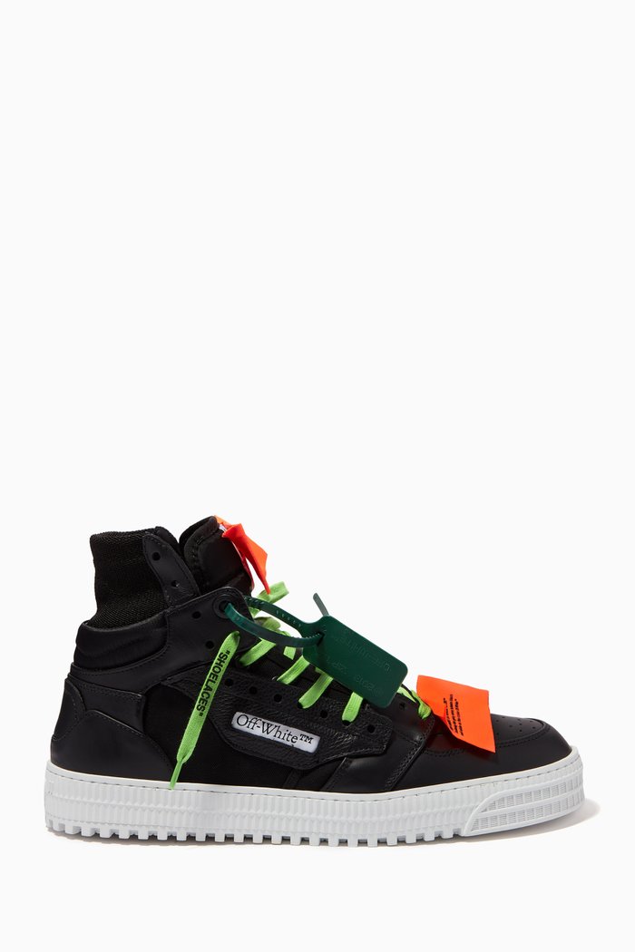 

Off Court 3.0 Sneakers in Calf Leather, Black