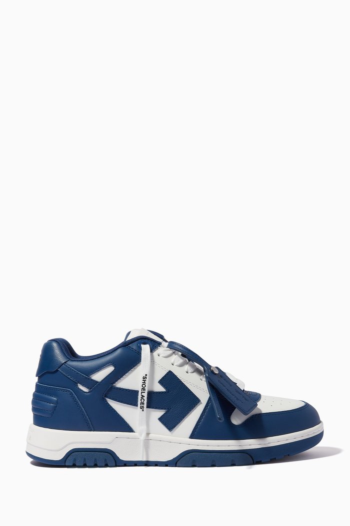 

Out of Office Low-top Sneakers in Calf Leather, Blue