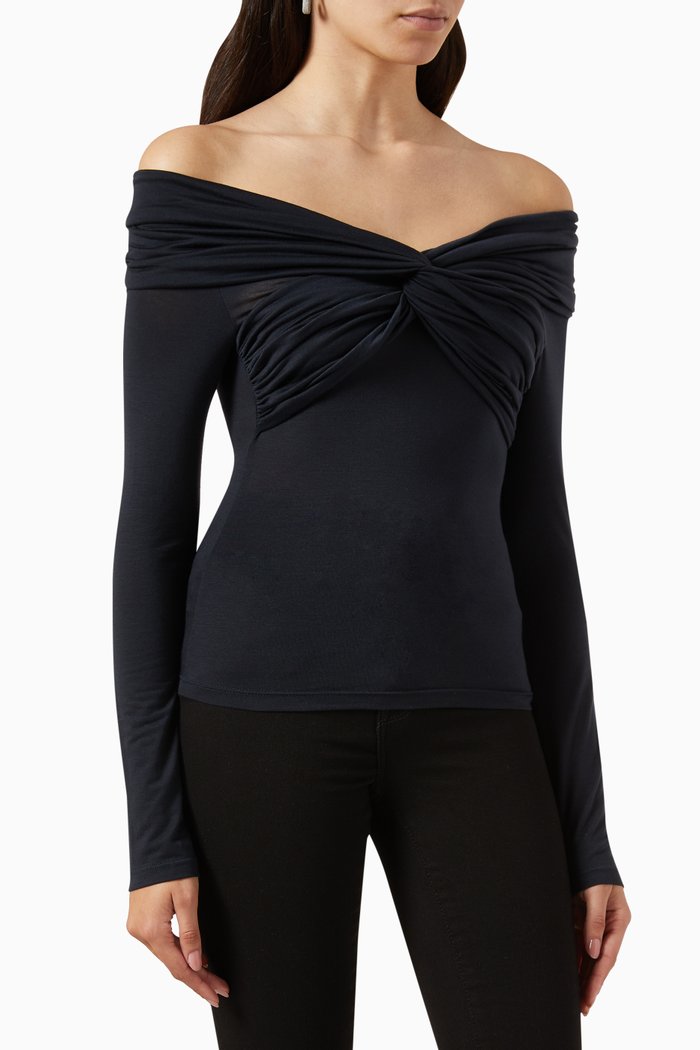 

Oceanic Top in Tencel Jersey, Black
