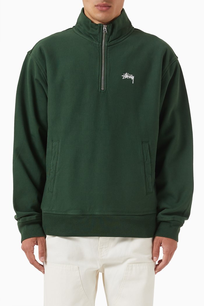 

Stock Logo Sweatshirt in Cotton, Green