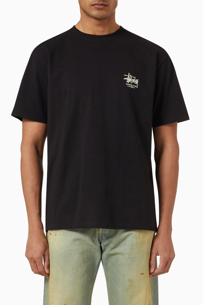 

Ball Fade T-shirt in Cotton Jersey, Black