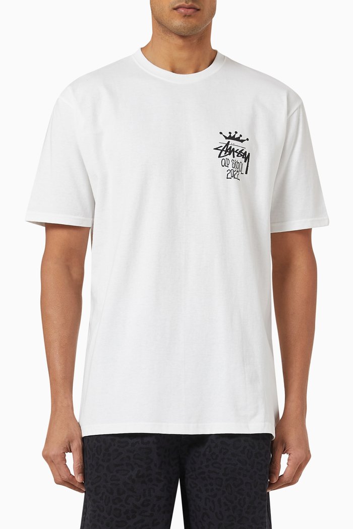 

Old Skool 22 T-shirt in Cotton Jersey, White