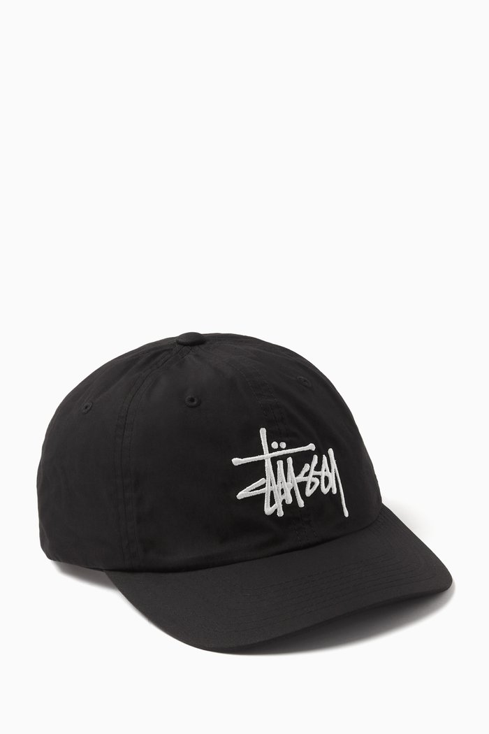 

Bio Washed Big Logo Low Pro Cap in Cotton, Black