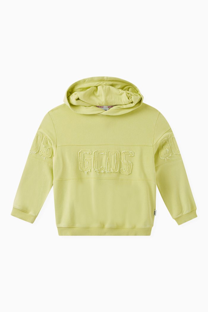 

Logo Patch Hoodie in Cotton, Yellow