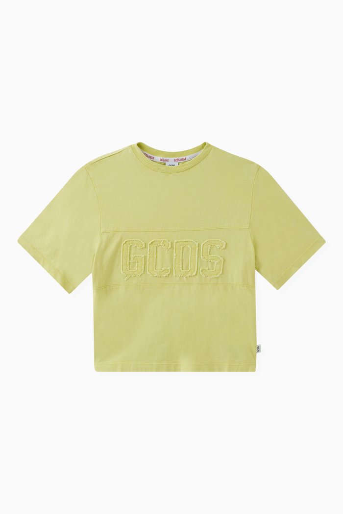 

Logo Patch T-shirt in Cotton, Yellow