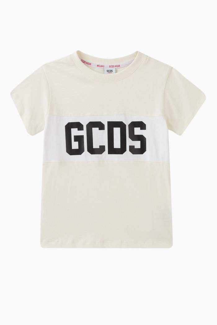 

Logo Print T-shirt in Cotton, Neutral