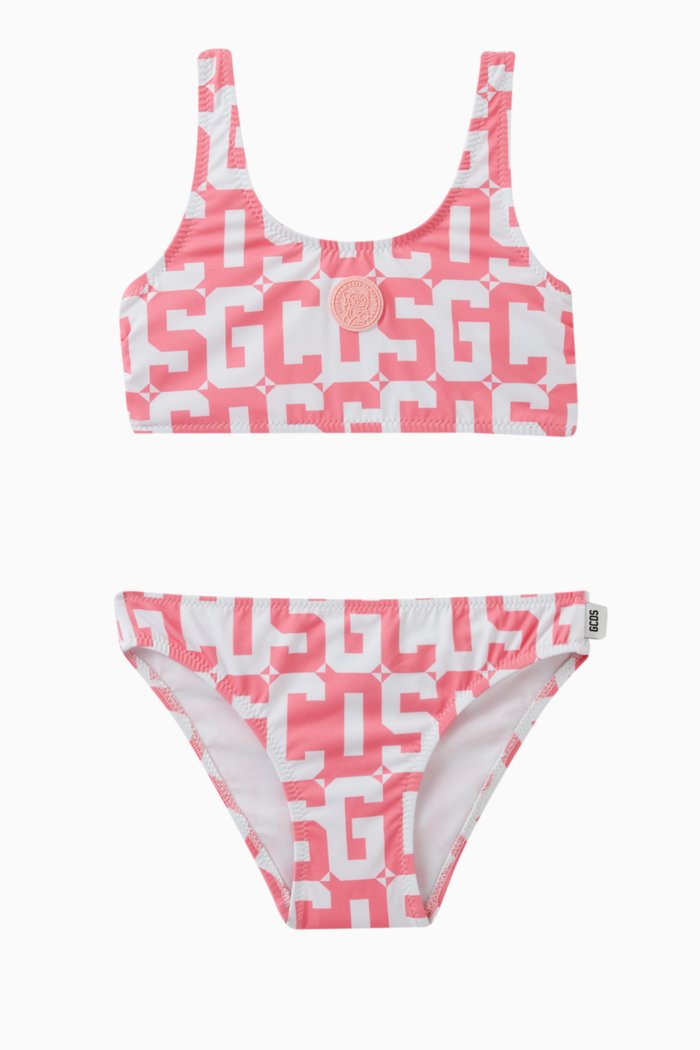 

Logo Print Bikini, Pink