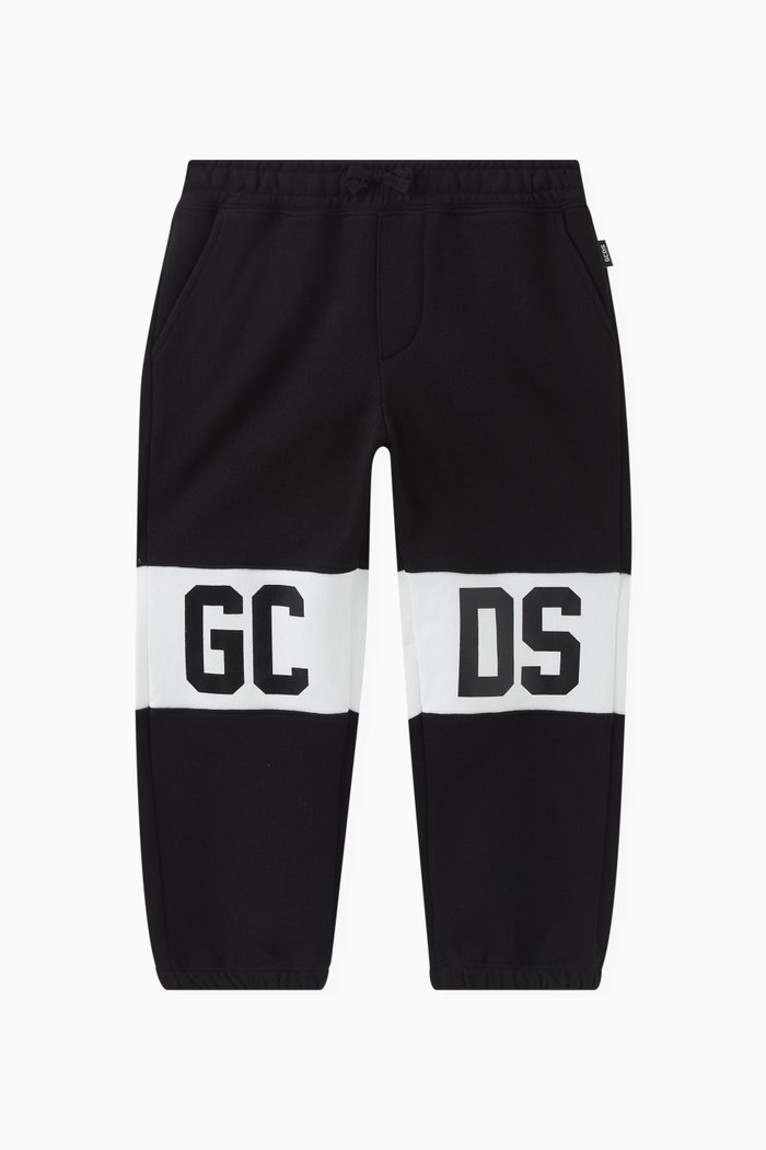 

Logo Print Sweatpants in Cotton, Black