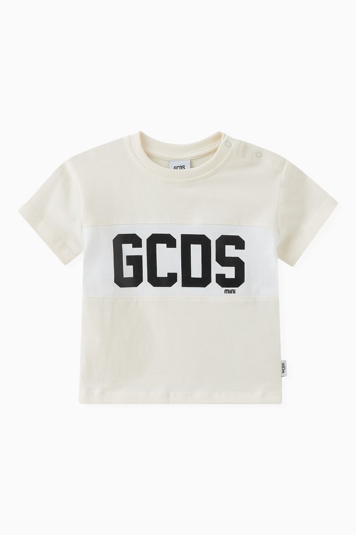 

Logo Print T-shirt in Cotton, Neutral