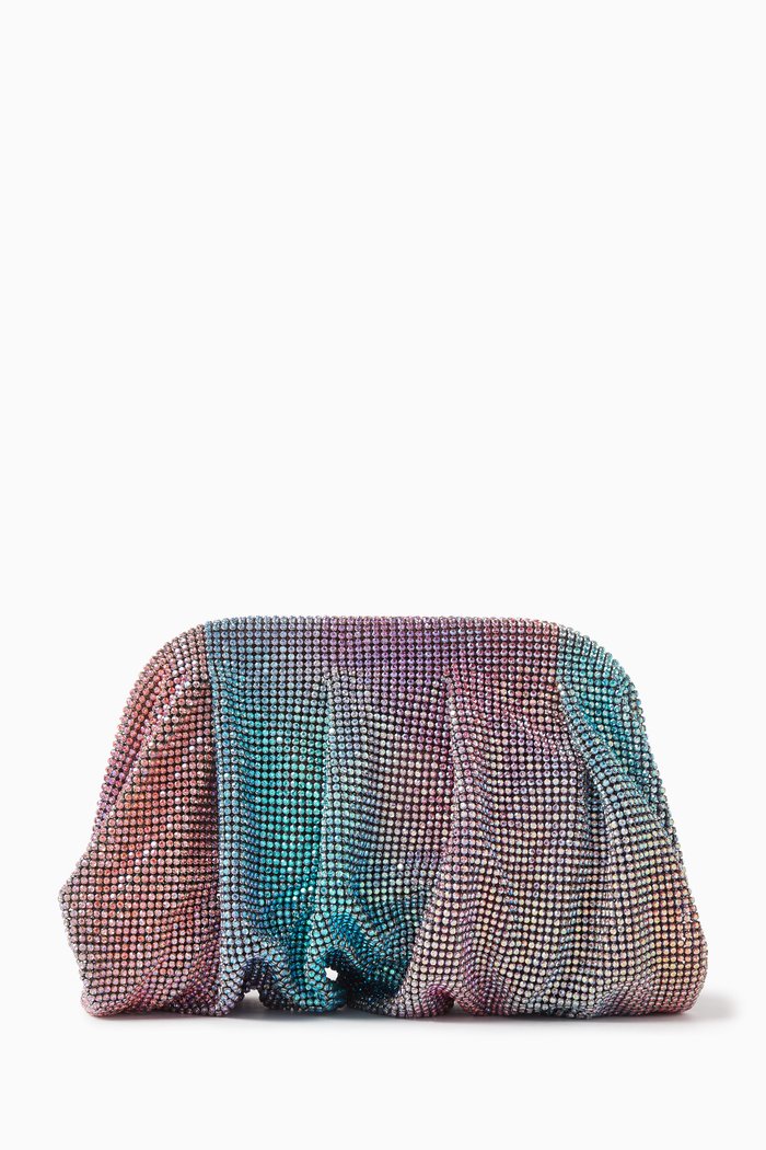 

Small Venus La Petite Clutch in Rhinestone Crystal Mesh, Multicolour