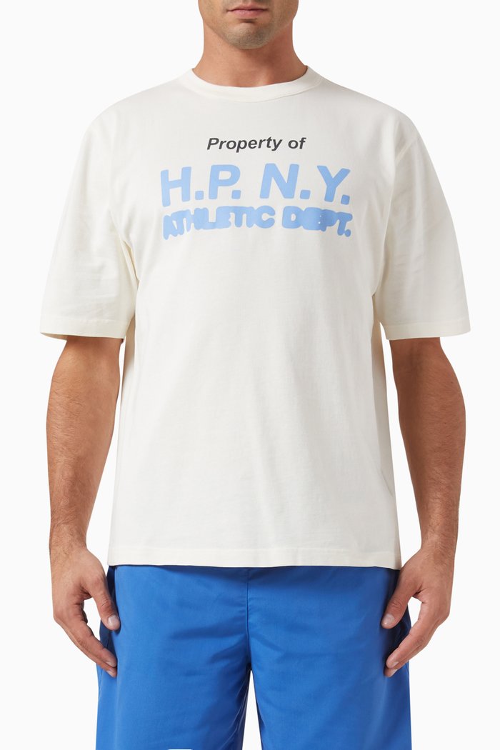 

Logo-print T-shirt in Cotton, White