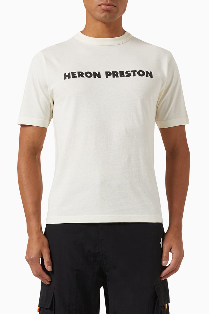 

Logo T-shirt in Cotton Jersey, White