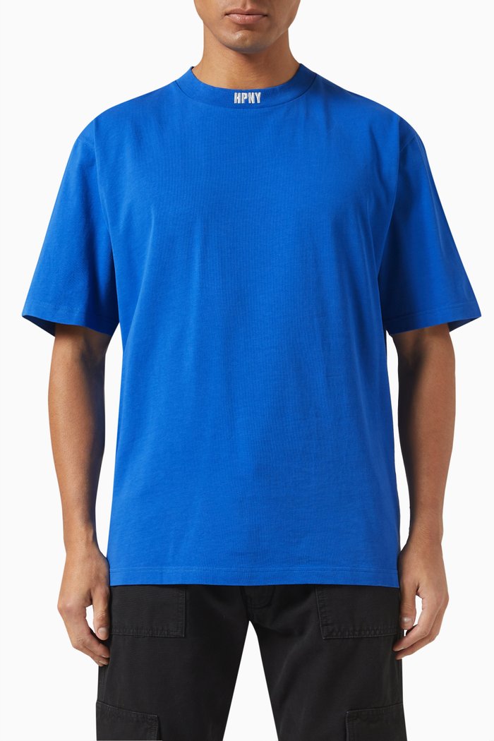 

Logo T-shirt in Cotton, Blue
