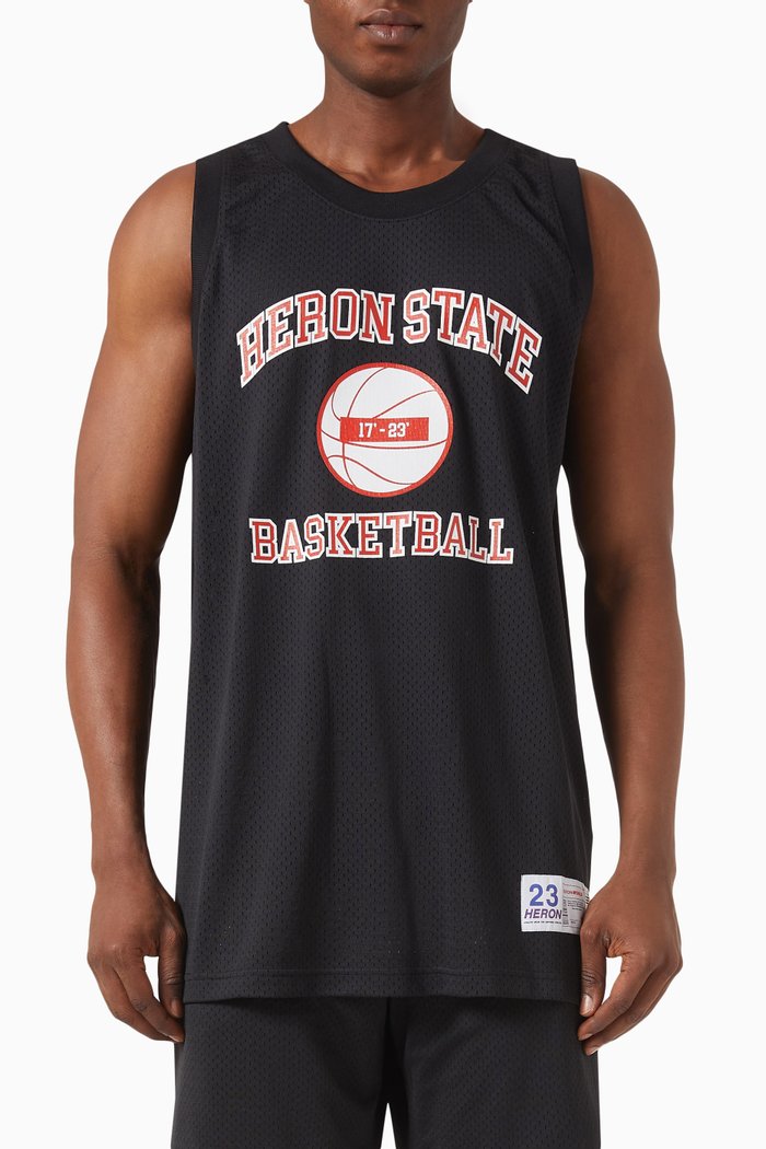 

23 Basketball Tank Top, Black