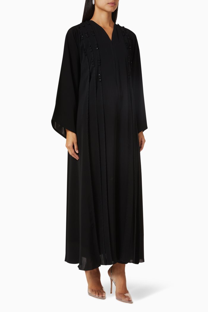 

Embellished Abaya in Nada, Black