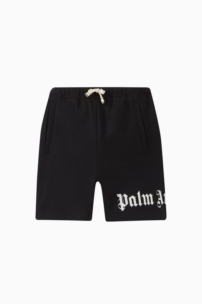 

Logo Shorts in Cotton, Black