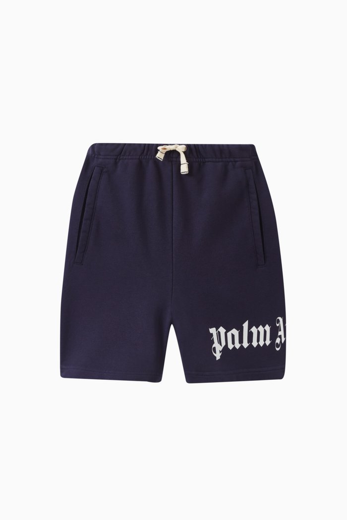 

Logo Shorts in Cotton, Blue