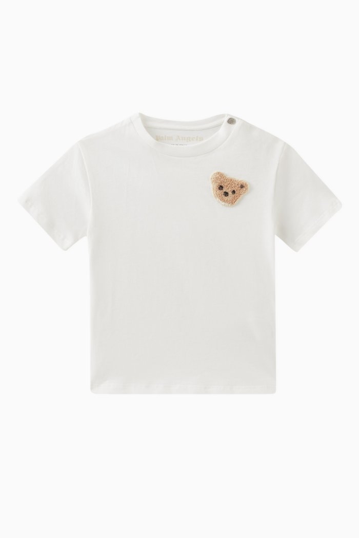 

Mini Bear T-shirt in Cotton, White