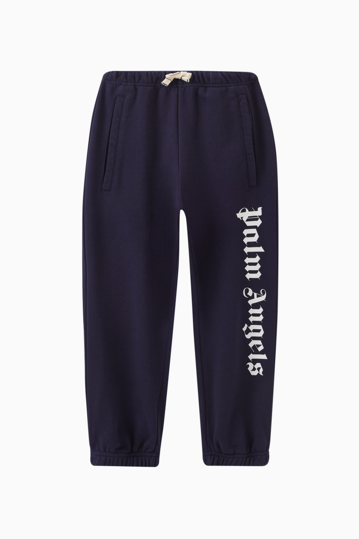 Logo Sweatpants in Cotton, Blue
