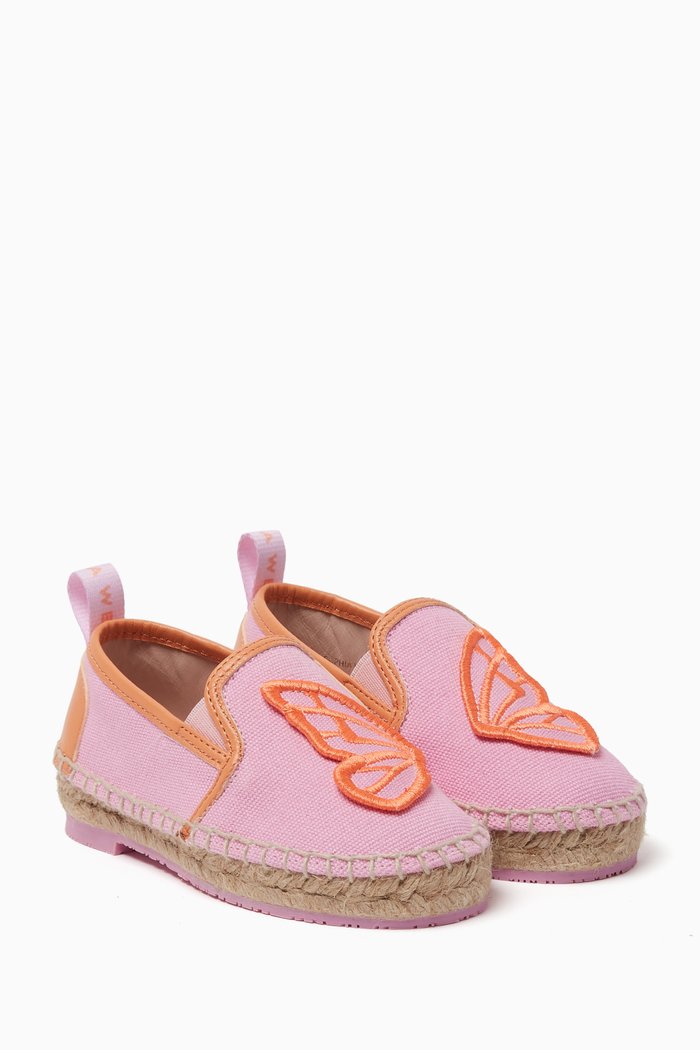 

Butterfly Wings Espadrille Flats, Pink